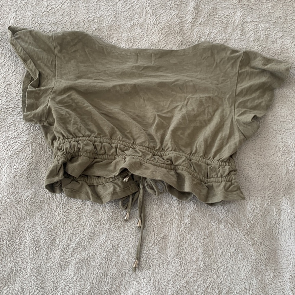 Princess Polly | Tie Front Crop Top - Picture 7 of 14